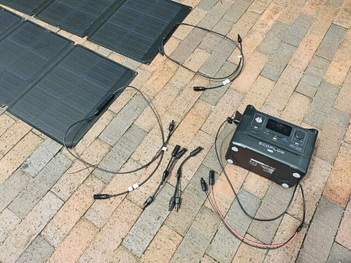 【新品、未開封】EcoFlow ポータブル電源 ソーラーパネル/太陽光 110W