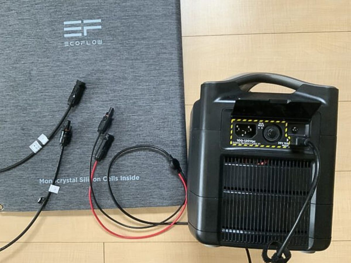 EcoFlow 110W ソーラーパネルレビュー！コンパクトで防水性能抜群