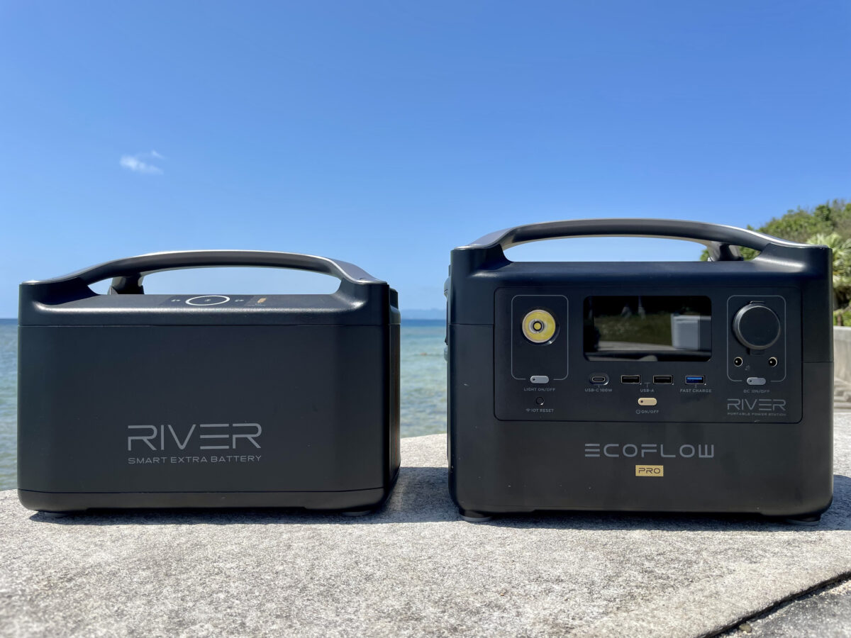 ほぼ新品】ECOFLOW RIVER600 pro エクストラバッテリー ポータブル電源 ...