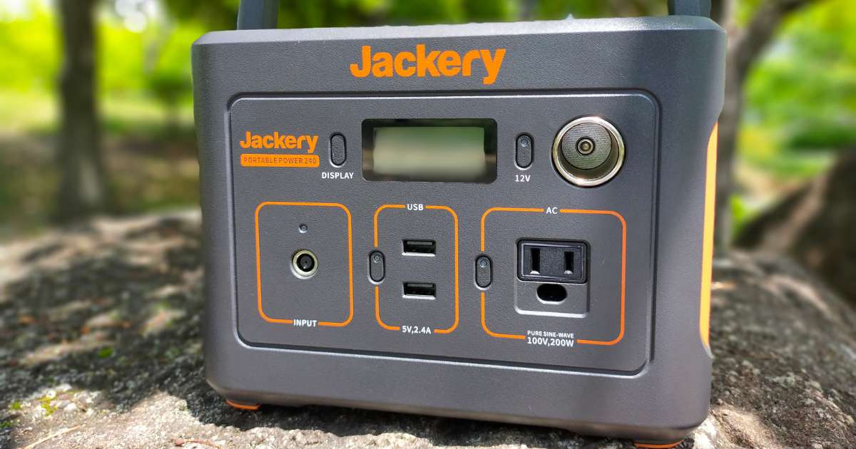 １台！Jackery ポータブル電源 240 67200mAh/240Wh