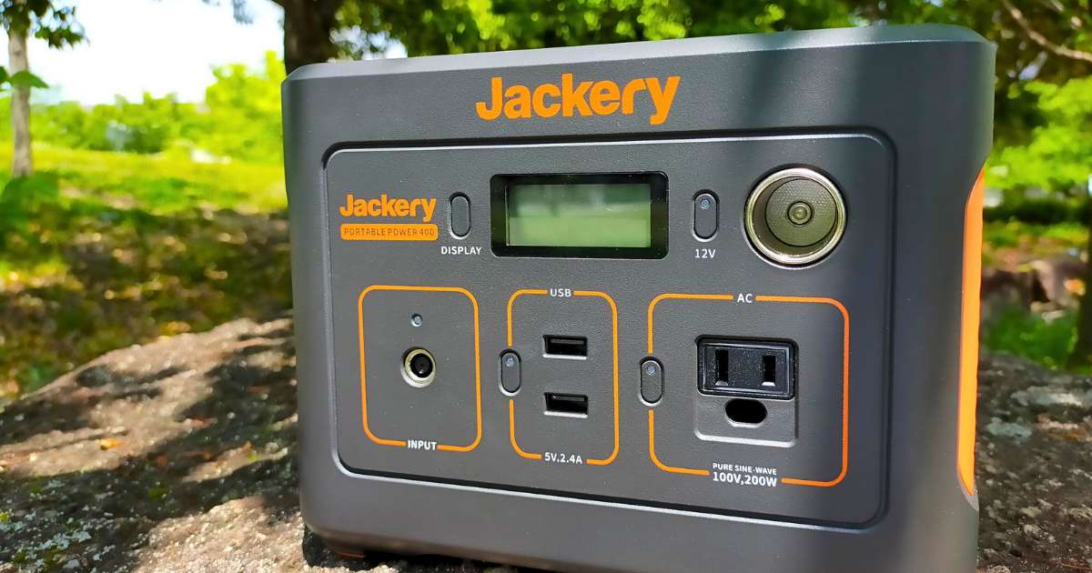 Jackery 400レビュー！リサイクルしてくれるので安心して