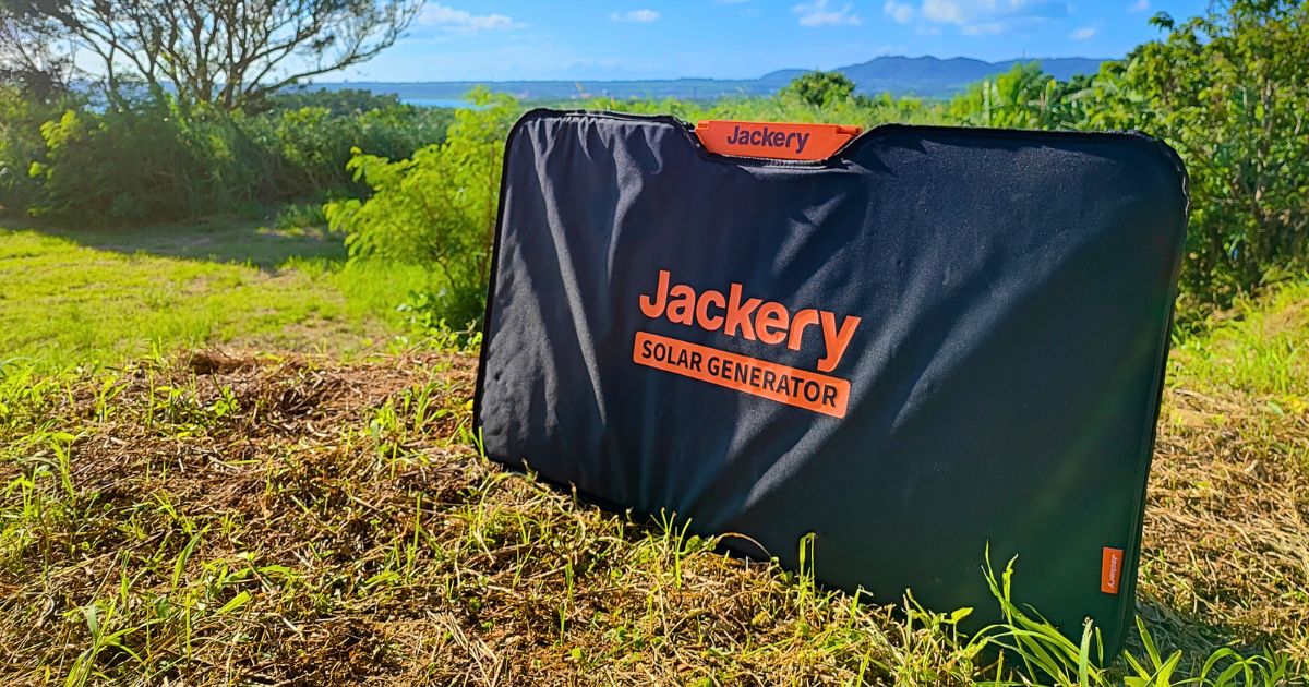 Jackery SolarSaga 80レビュー！完全防水・両面発電の面白いソーラー